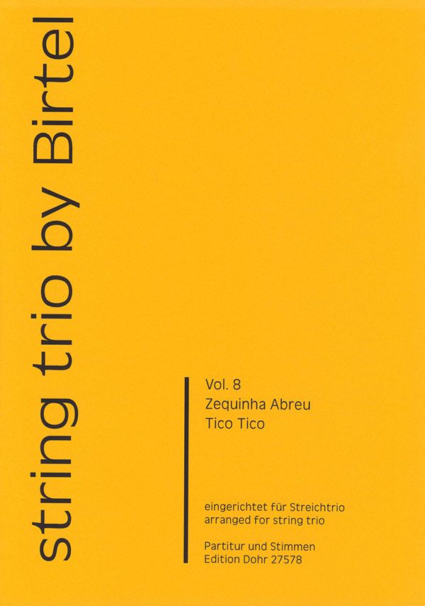 Tico Tico für Violine, Viola
