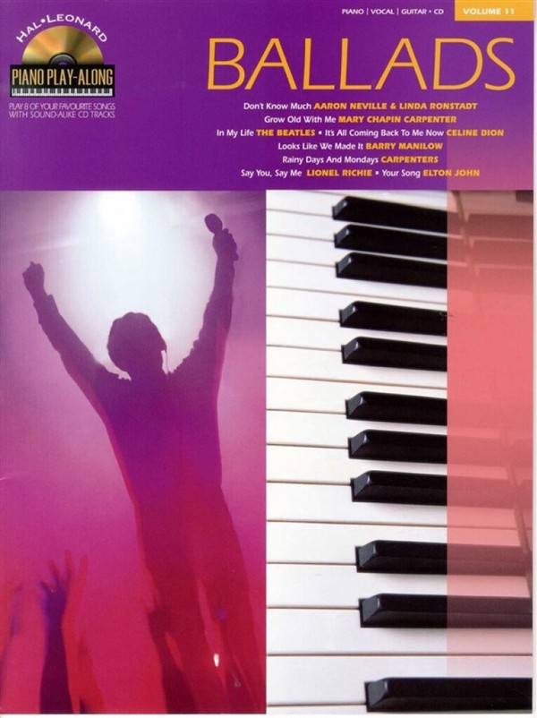 Ballads (+CD): piano playalong vol.11