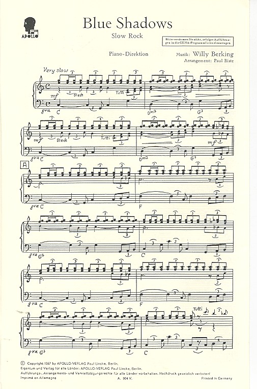 Blue Shadows  und  Black Diamond