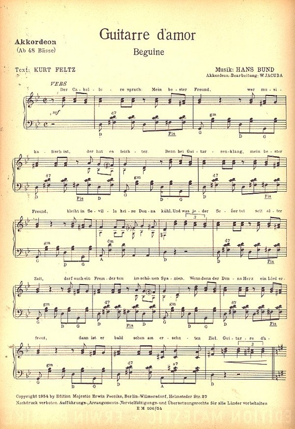 Schlager-Mappe Band 1