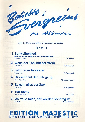 Beliebte Evergreens Band 2 