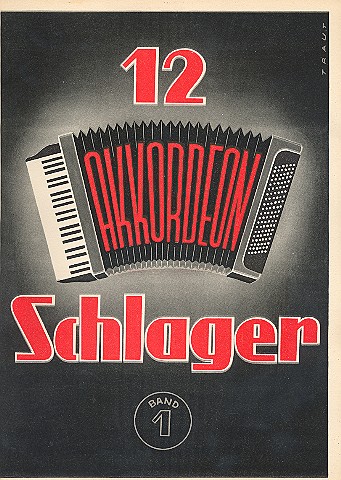 12 Akkordeon-Schlager Band 1