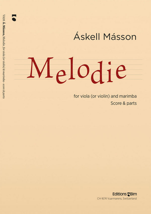 Melodie für Viola und Marimbaphon