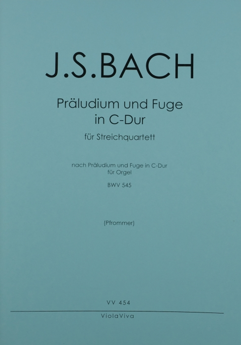 Präludium und Fuge C-Dur BWV545 für Orgel
