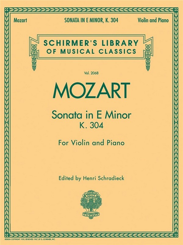 Sonate e-Moll KV304