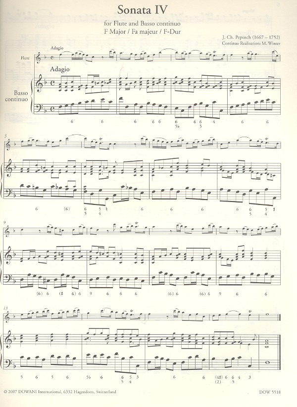 Sonate F-Dur Nr.4 (+CD)