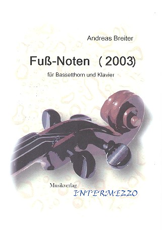 Fuß-Noten für Bassetthorn und Klavier