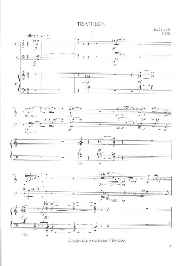 Triathlon für Klarinette, Fagott