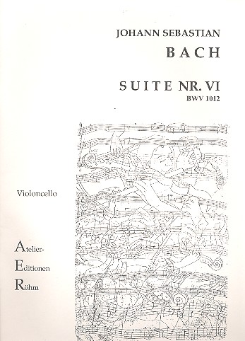 Suite Nr.6 BWV1012 transponiert nach G-Dur