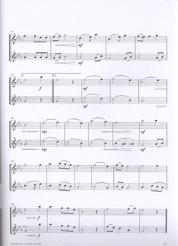 5 Duets vol.1 for 2 flutes