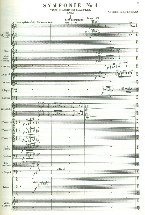 Sinfonie a-Moll Nr.4 für Bläser