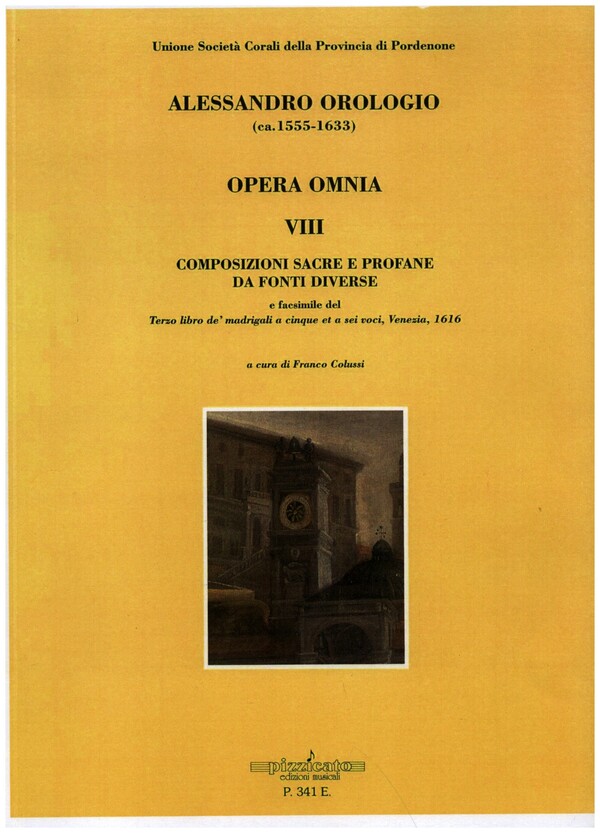 Opera Omnia vol.8 - Composizioni sacre e profane da fonti diverse