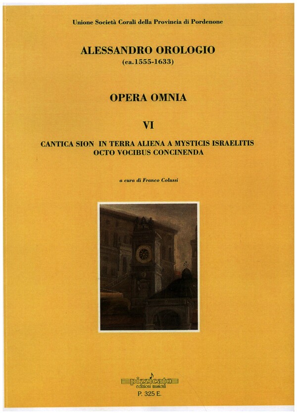 Opera Omnia vol.6 - Cantica Sion in terra aliena a mysticis Israelitis