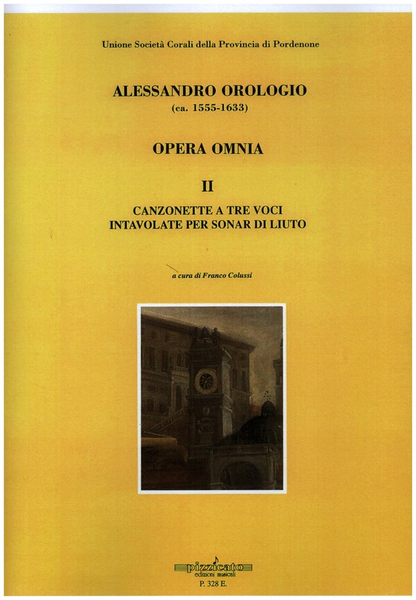 Opera Omnia vol.2 - Canzonette a tre voci intavolate per sonar di liut