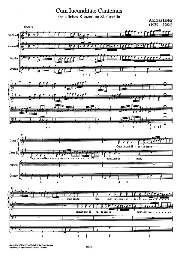 Cum iucunditate cantemus