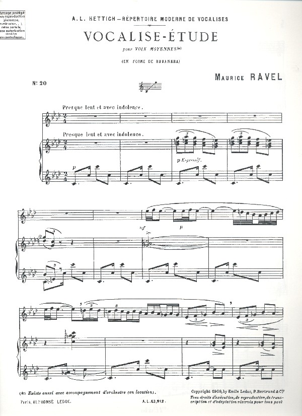 Vocalise-Étude pour