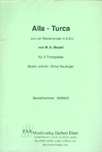 Alla Turca aus der Sonate A-Dur