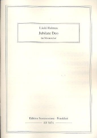 Jubilate Deo für Männerchor