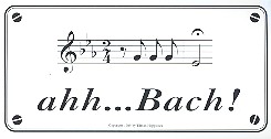Aufkleber ahh...Bach