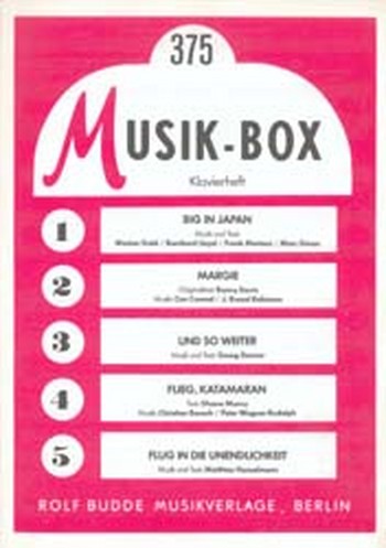 Musik Box Klavierheft Band 375