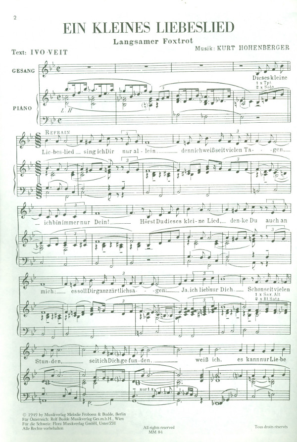 Musik Box Klavierheft Band 372