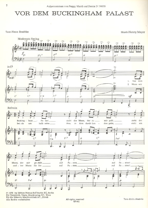 Vor dem Buckingham-Palast: