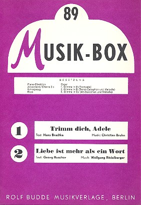 Trimm dich Adele  und  Liebe ist