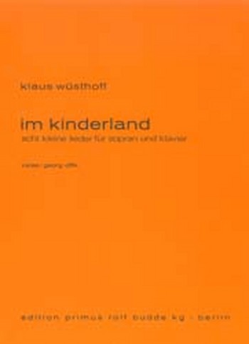 Im Kinderland Album für Gesang