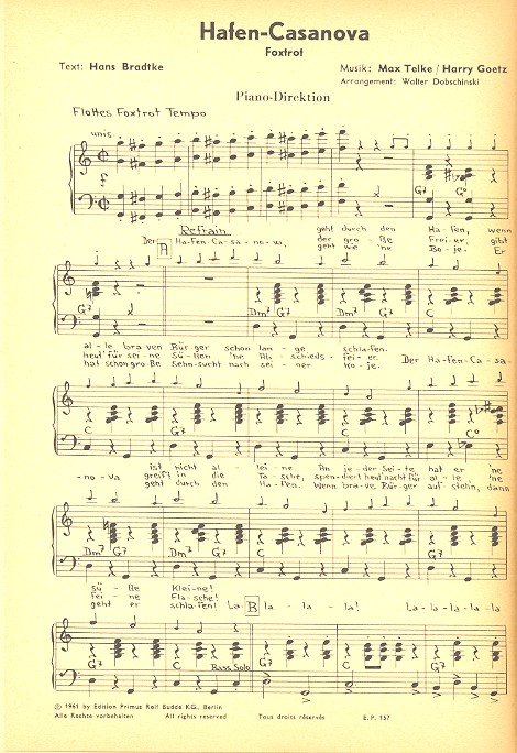 Hafen-Casanova  und   Wenn das