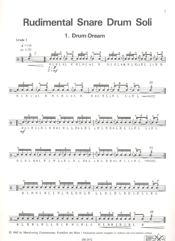 Rudimental Snare Drum Soli