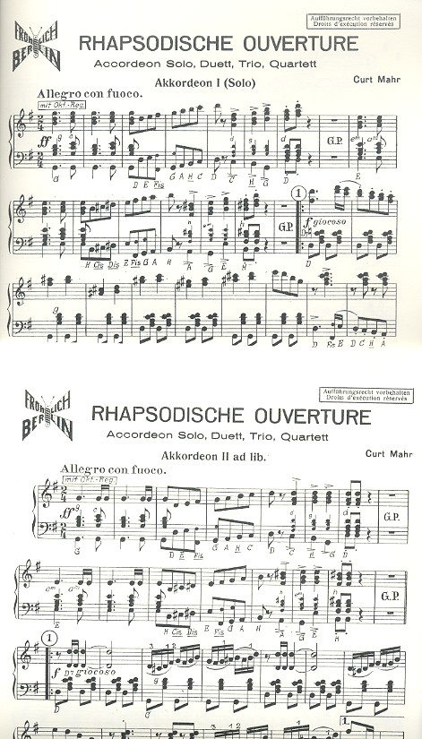 Rhapsodische Ouvertüre