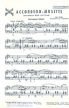 Accordeon-Musette für