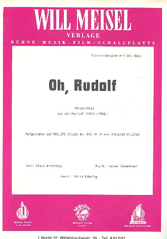 Oh Rudolf: Einzelausgabe