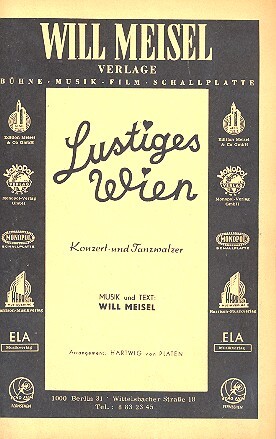 Lustiges Wien: für Blasmusik