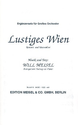 Lustiges Wien: für Salonorchester