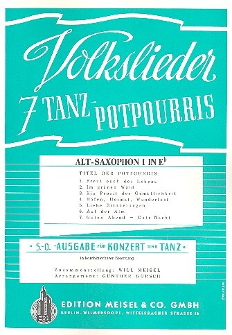 7 Volkslieder Tanzpotpourris