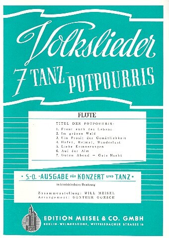 7 Volkslieder Tanzpotpourris