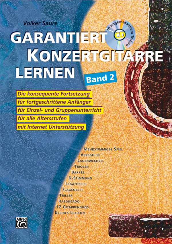 Garantiert Konzertgitarre lernen Band 2 (+CD)