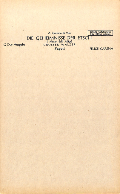 Die Geheimnisse der Etsch