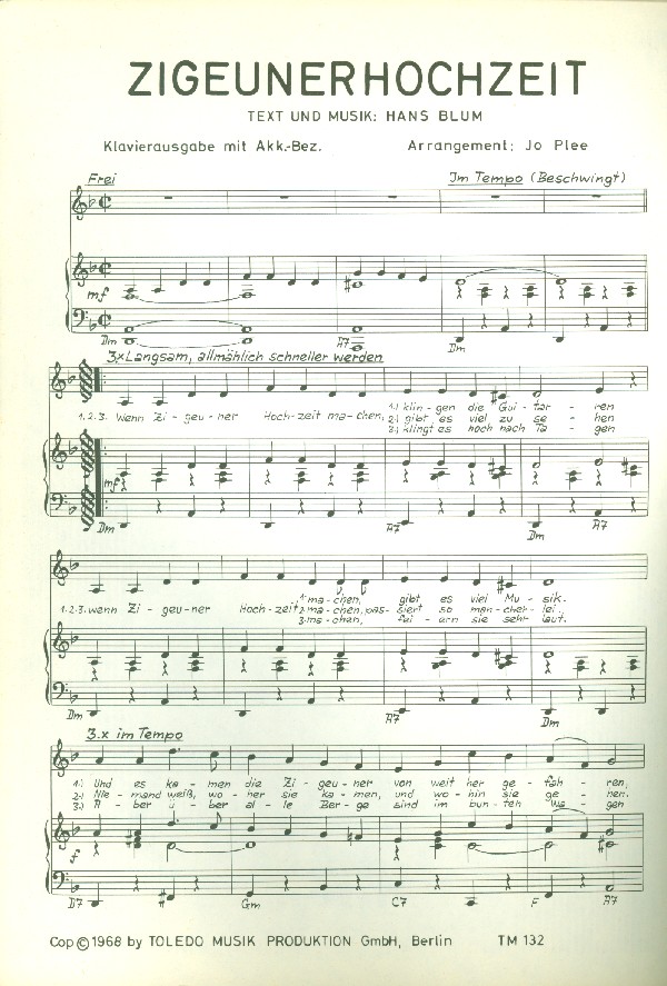 Zigeunerhochzeit: