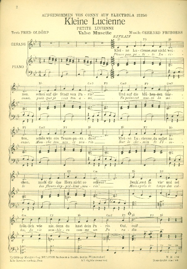 Kleine Lucienne: Einzelausgabe