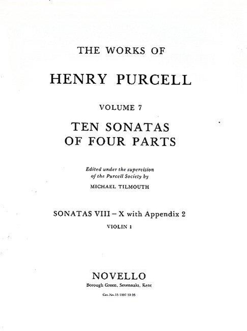 10 Sonatas of 4 Parts (nos.8-10)
