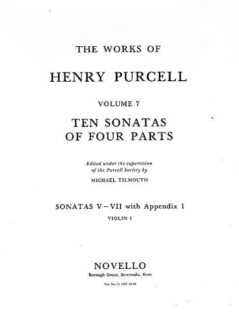 10 Sonatas of 4 Parts (nos.5-7)