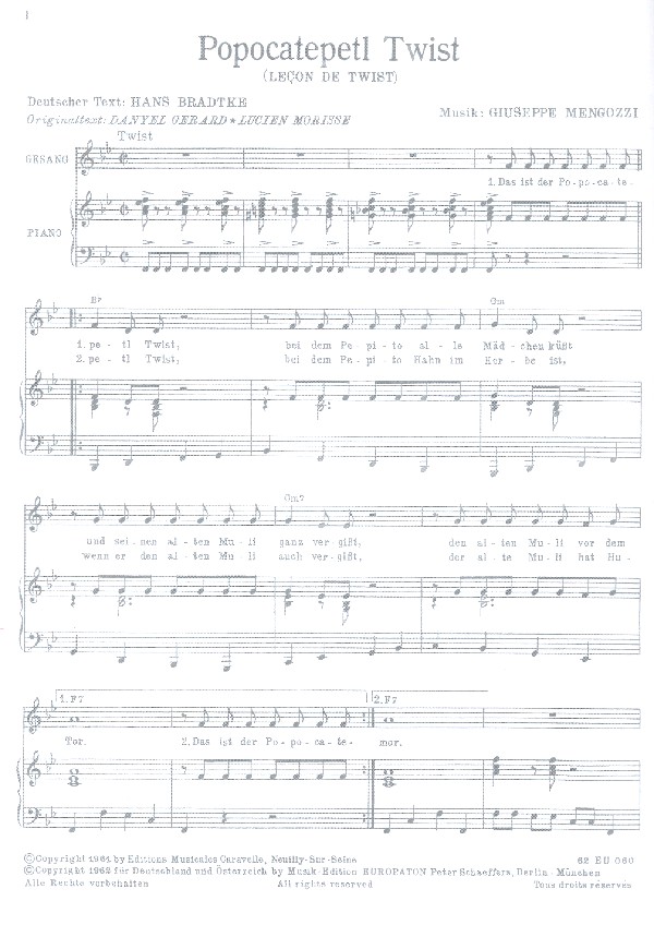 Popocatepetl Twist   und