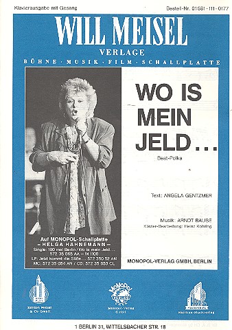 Wo is mein Jeld bloß jeblieben: