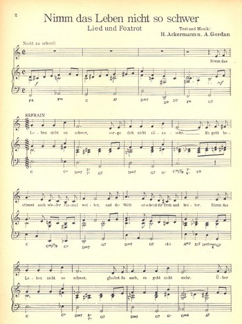 Nimm das Leben nicht so schwer