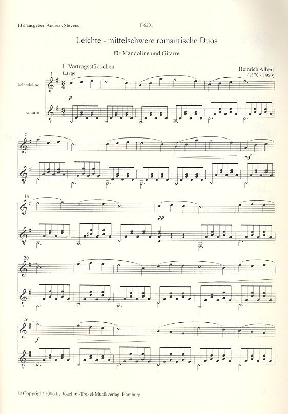 Leichte bis mittelschwere Duos aus