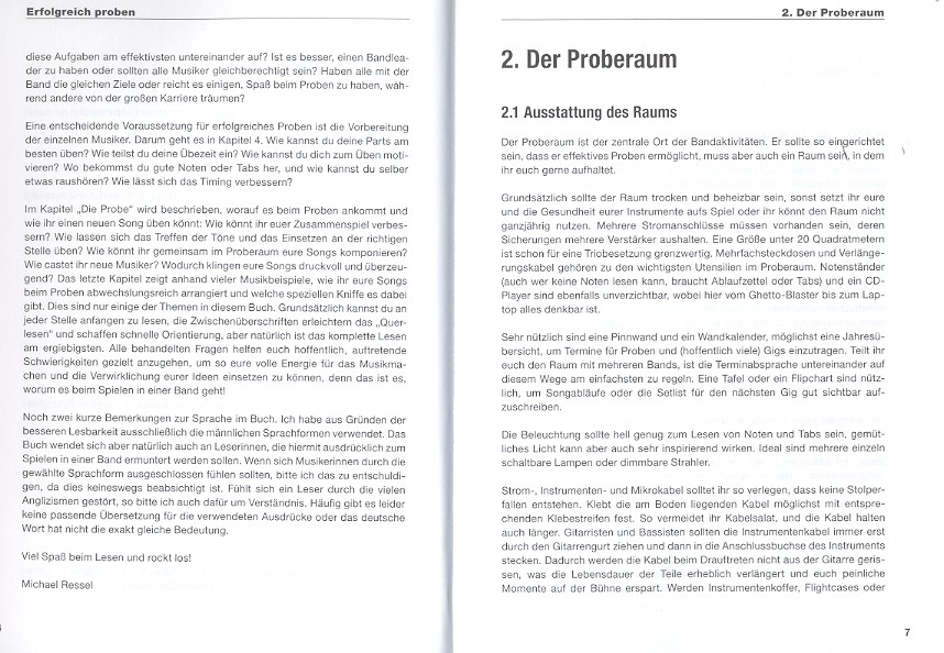 Erfolgreich proben So erreicht