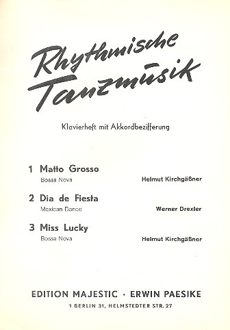 Rhytmische Tanzmusik Band 3: