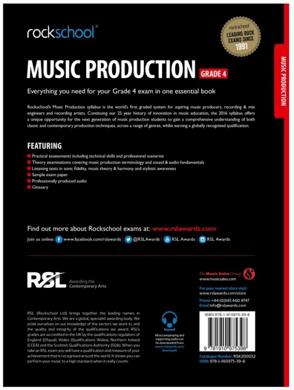 Rockschool Music Production - Grade 4 (2016)